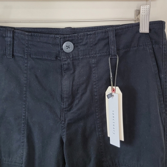 NWT Sanctuary | Black Formation Cropped Khaki Pants - Picture 4 of 7